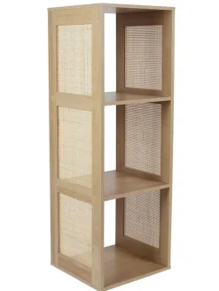 Standregal in Hellbraun - (B)34 x (H)99 x (T)32 cm