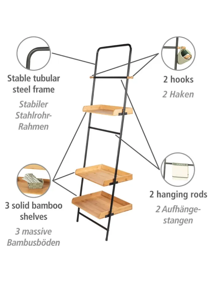 Standregal Loft, Standregal Mod. Loft in Schwarz