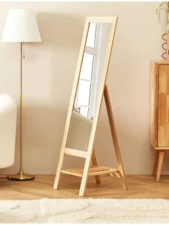 Standspiegel LUISANT in Braun - (W) 40 x (H) 145 x (L) 52 cm