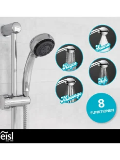 Stangenbrauseset ''Vital'' in Chrom