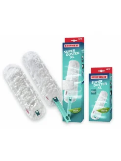 Staubwedel "Superduster XL" in Türkis/ Weiß