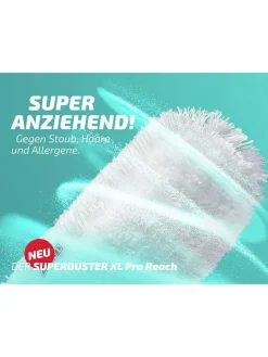 Staubwedel "Superduster XL Pro" in Türkis/ Weiß