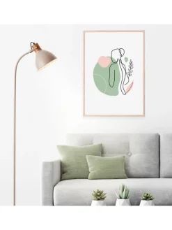 Stehlampe Franziska in Grau