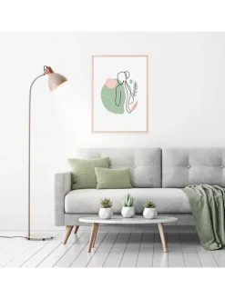 Stehlampe Franziska in Grau