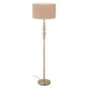 Stehlampe in Beige/ Gold - (H)156 cm