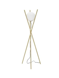 Stehlampe in gold