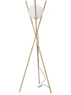 Stehlampe in gold
