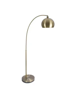 Stehlampe in Gold - (B)92x (H)180 x (T)35 cm