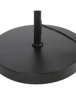 Stehlampe in schwarz H 162cm 1-flammige E27 schwenkbar 180°