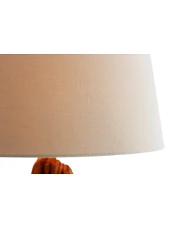 Stehleuchte 175 cm handgefertigt aus Treibholz Natur mit Leinenschirm in Weiß