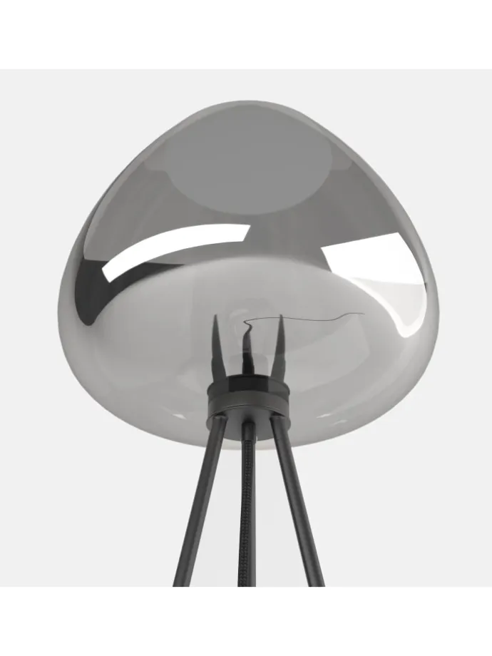 Stehleuchte ARA in Grau / Schwarz