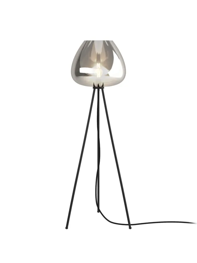 Stehleuchte ARA in Grau / Schwarz