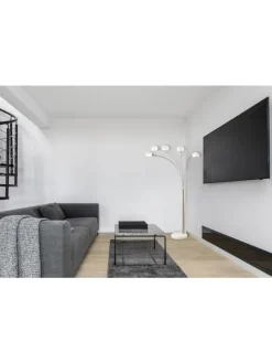 Stehleuchte "CLASSIC STYLE" in silver