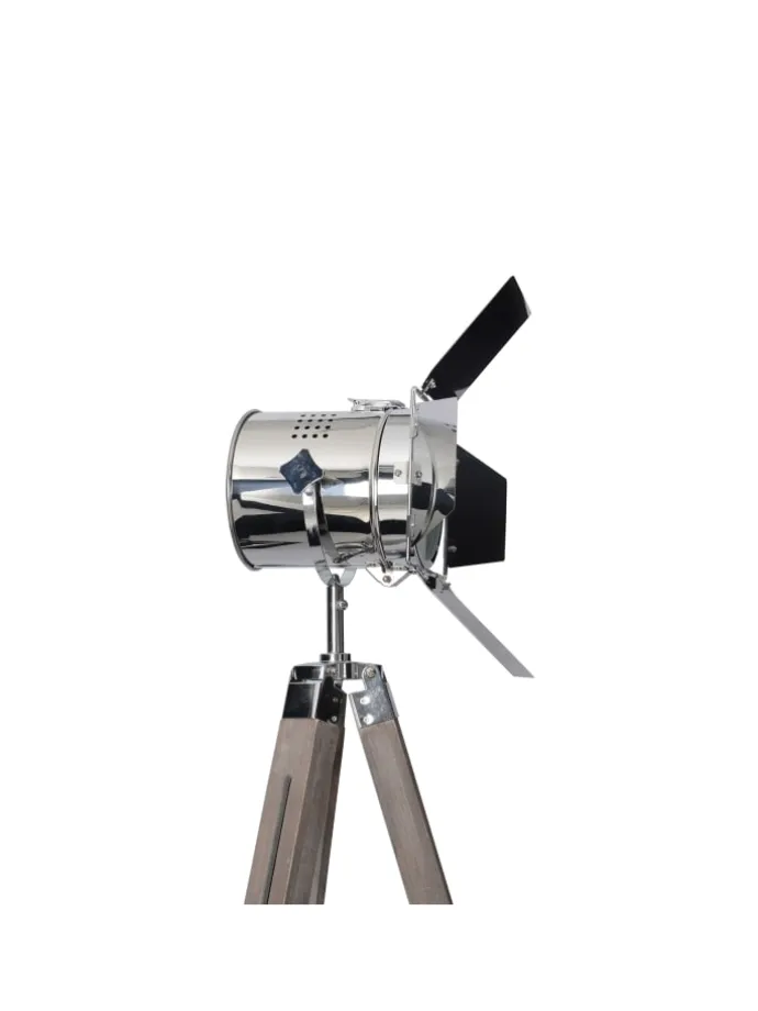 Stehleuchte "HOLLY" in natur dunkel - (L)56.5 cm x (B)56.5 cm x (H)100 cm