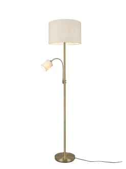 Stehleuchte HOTEL in messingfarbig