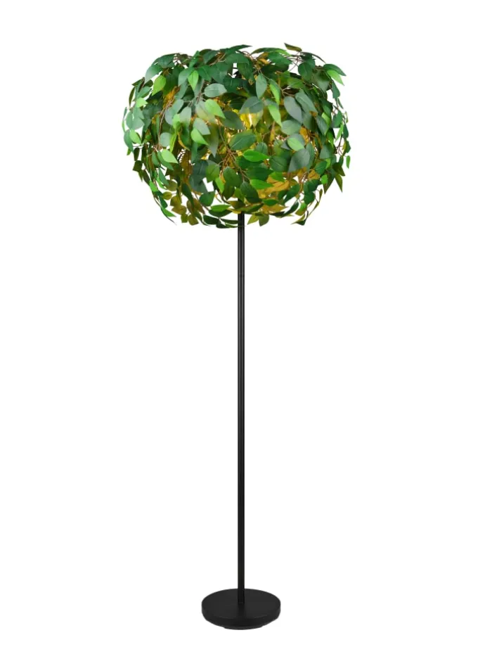 Stehleuchte LEAVY in schwarz grün