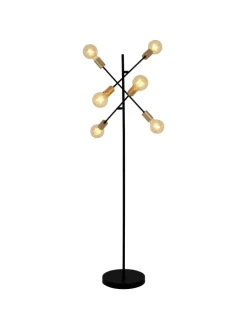 Stehleuchte "MODO" in schwarz - (L)49 cm x (B)49 cm x (H)150 cm