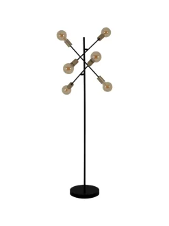 Stehleuchte "MODO" in schwarz - (L)49 cm x (B)49 cm x (H)150 cm