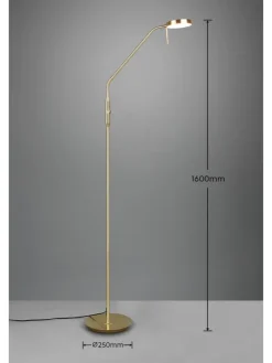 Stehleuchte MONZA in Messing matt