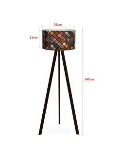 Stehleuchte Newport in Bunt (H)140cm (D)38cm