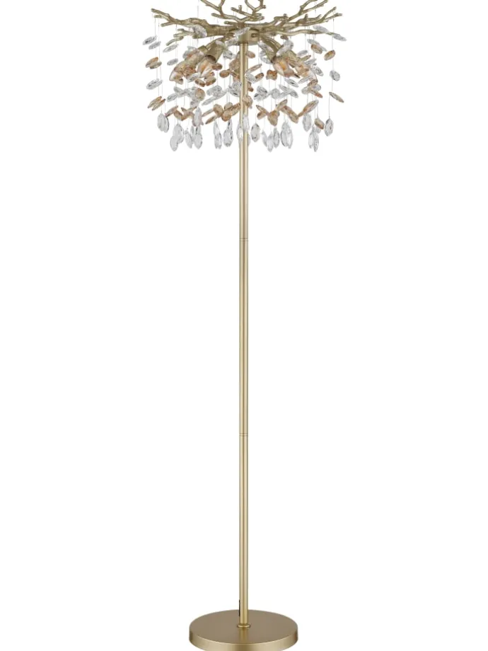 Stehleuchte "QUEENA" in gold