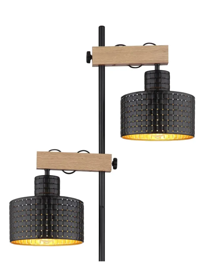 Stehleuchte "RIELLY" in black