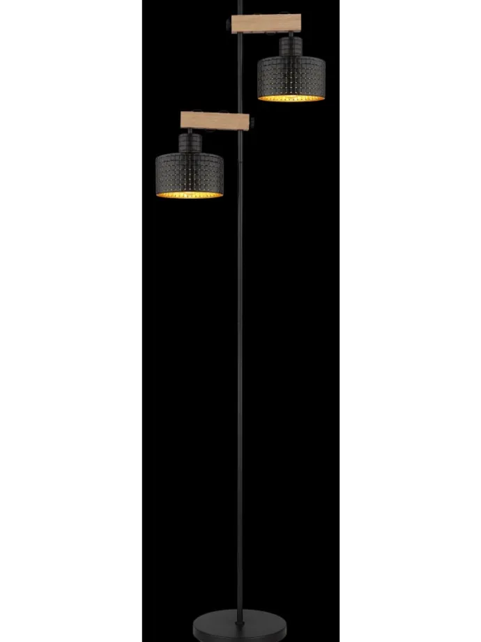 Stehleuchte "RIELLY" in black