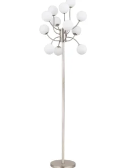 Stehleuchte "RIHA" in silver