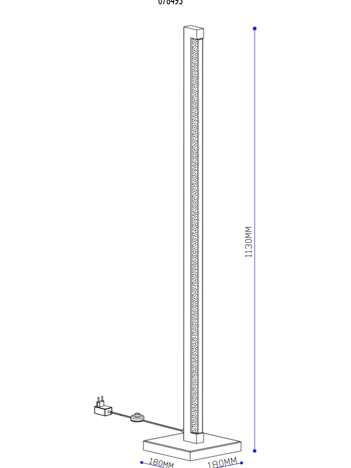 Stehleuchte "STARLA" in black