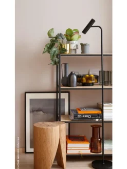 Stehleuchte Stina in schwarz - (H) 154 cm x Ø 23 cm