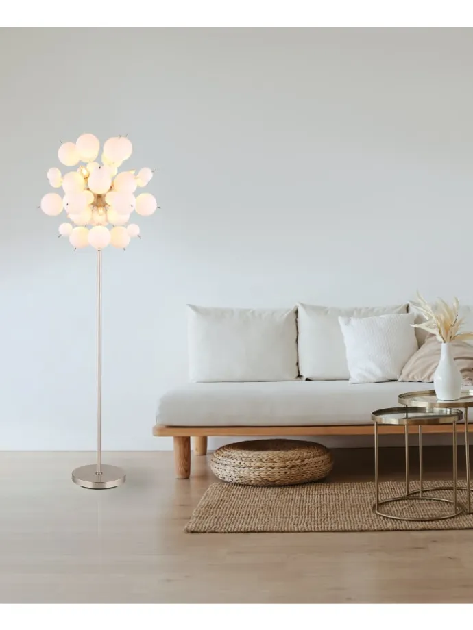 Stehleuchte "UDO" in silver