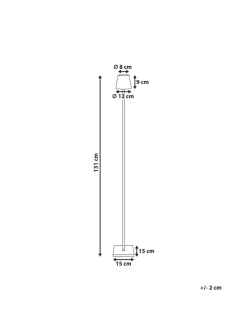 Stehleuchten GAVARRESA in Grün - (W) 15 x (H) 131 x (L) 15 cm