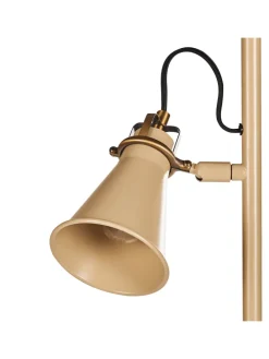 Stehleuchten MOYOLA in Beige/Gold - (W) 25 x (H) 165 x (L) 42 cm
