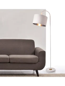 Stehleuchten Toledo in Weiß (H)173cm (D)35cm