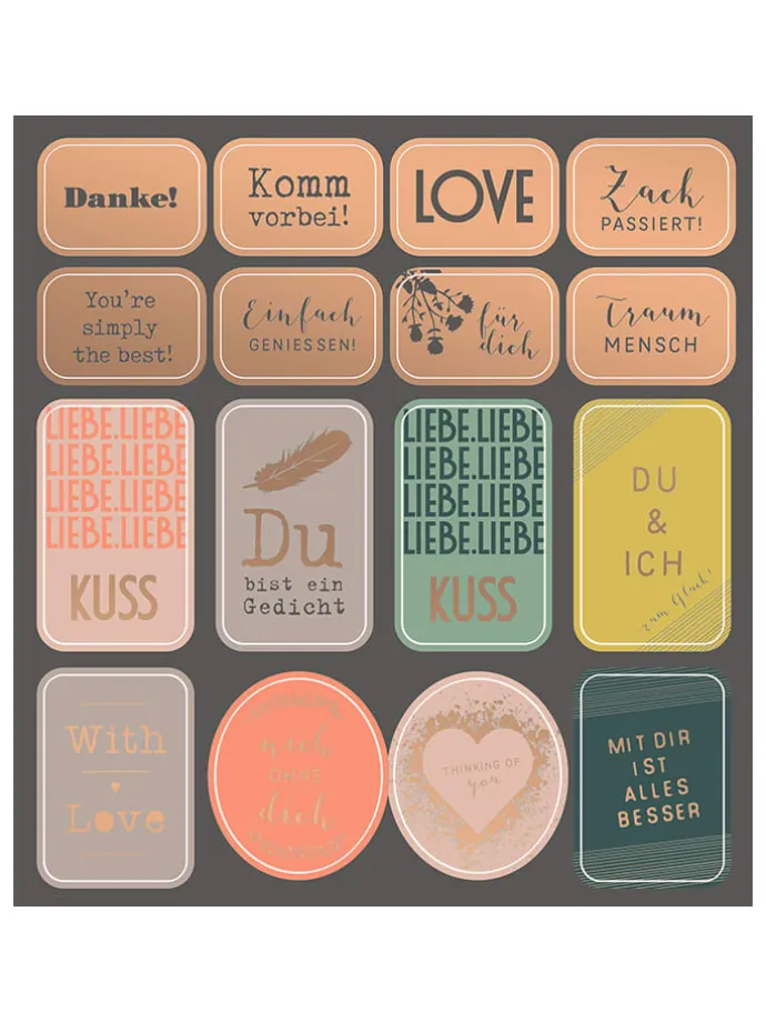 Stickerbuch "Alltagspoesie" in Bunt - ab 3 Jahren