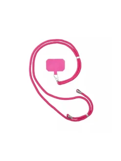 Stilvoller Riemen für Telefon und Schlüssel Dunkel Pink in Pink