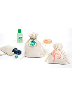 Stoffbeutel in Natur - 6 Stück