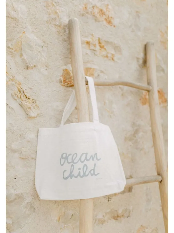 Stoffbeutel ocean child' klein in white