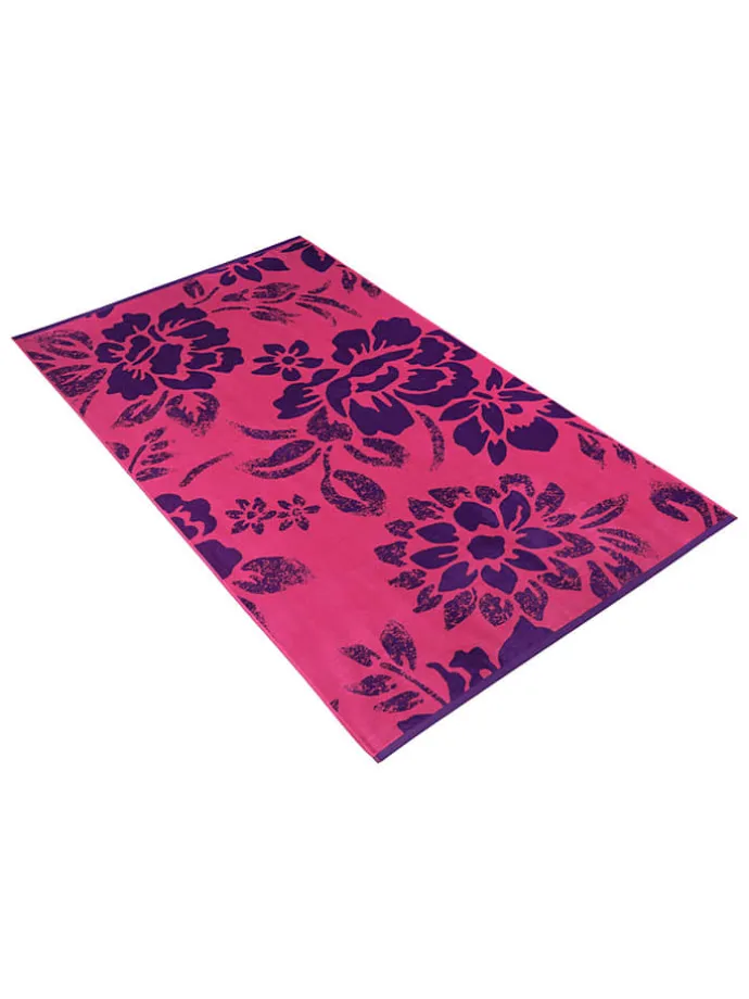 Strandtuch "Beach bloom" in Pink