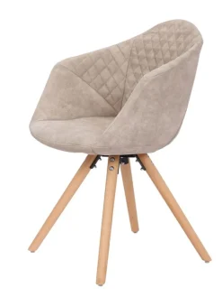 Stuhl Chadwick 2erSet in weiß - creme