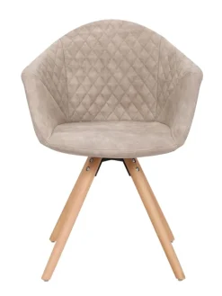 Stuhl Chadwick 2erSet in weiß - creme