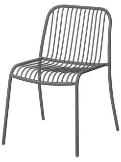 Stuhl "Yua Wire" in Grau - (B)55 x (H)77 x (T)60 cm