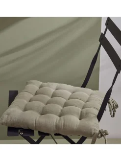 Stuhlkissen in Beige - (L)40 x (B)40 cm