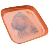 Tablett "Ego Walrus" in Orange - (L)21 x (B)21 cm