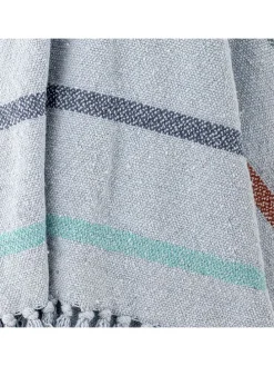 Tagesdecke ''Frey'' in Hellblau - (L)160 x (B)130 cm