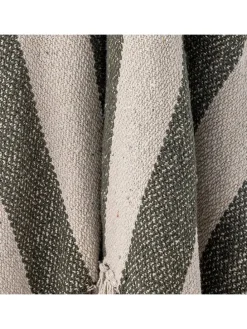 Tagesdecke ''Jodina'' in Beige/ Grün - (L)160 x (B)130 cm