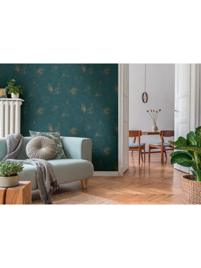 Tapete Concrete Touch in Blau