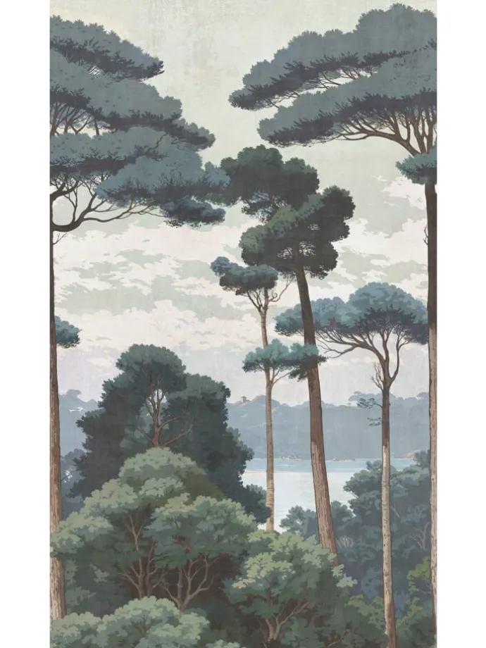 Tapete Hot Spots Forest Braun