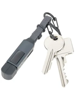 Taschenanhänger-Ladekabel ''Speedy'' in Schwarz - (L)13 cm