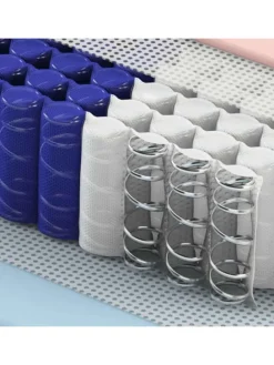 Taschenfederkernmatratze Berlin Plus in Weiß , Härtegrade 3 und 4